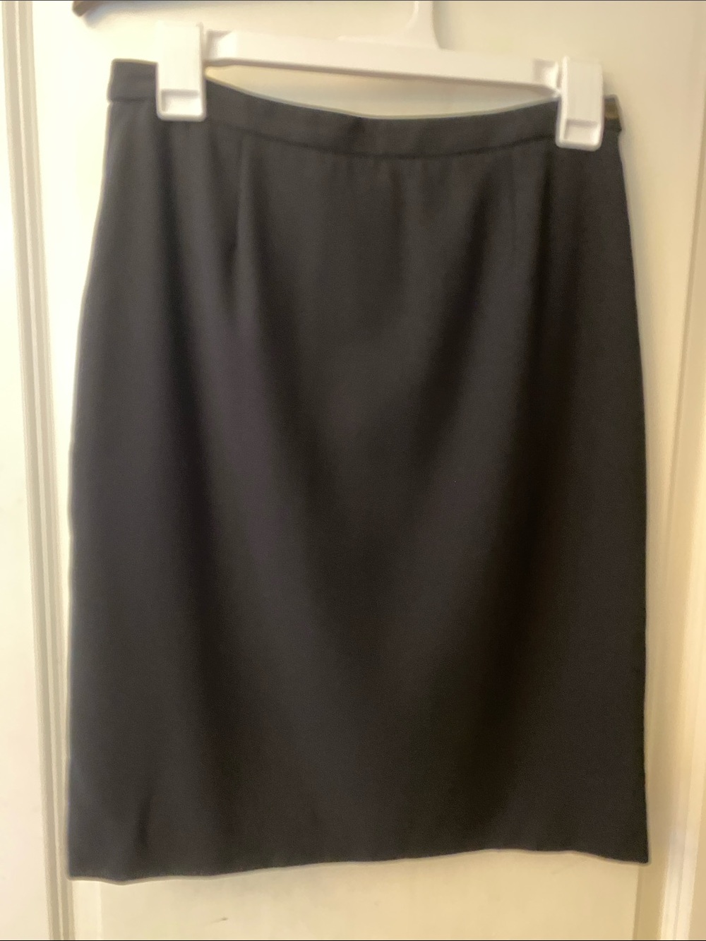 Vintage Giorgio Armani Black Label 100% Wool Pencil Skirt IT 44 US 4/6
